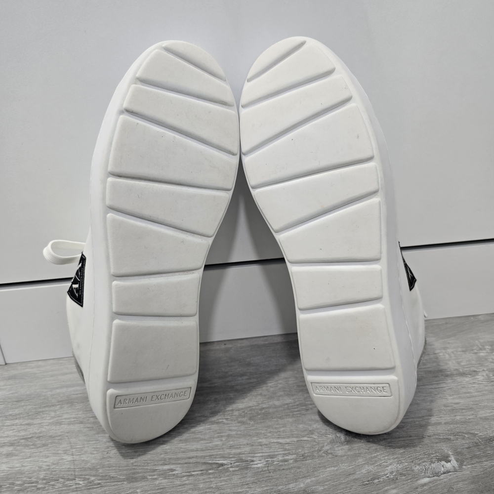Giorgio Armani White Sustainable Men's Sneakers US Size 11 - Picture 7 of 14
